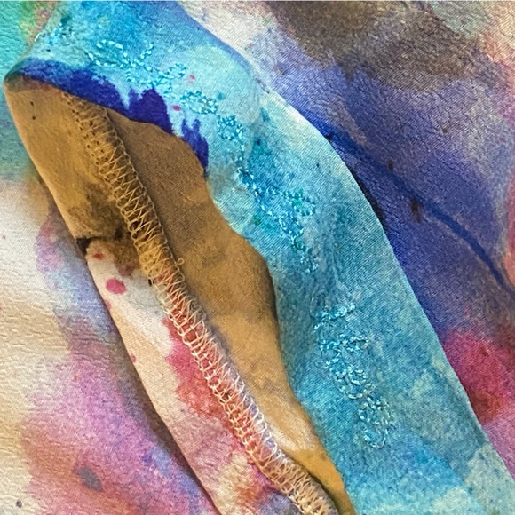 NWOT Desigual Abstract Oversized Asymmetrical Tee - Size M - Picture 5 of 13